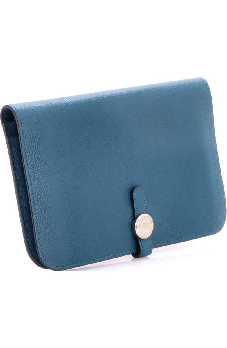 Pre-Owned Hermes Dogon Duo Combined Wallet Leather, Alternate, color, Colvert