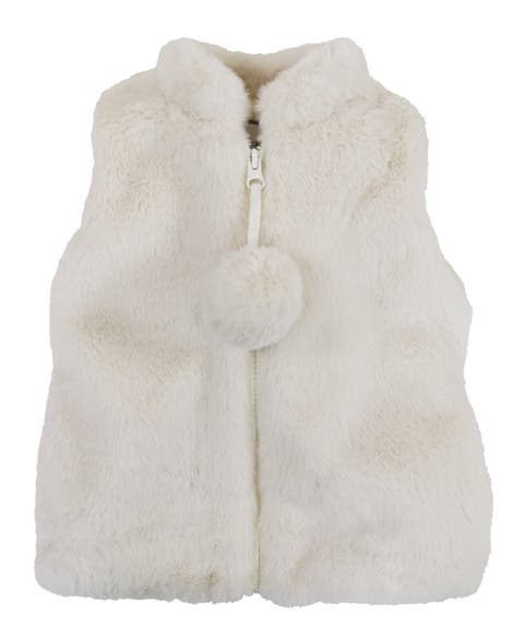 Faux Fur Zip Front Vest (Baby)