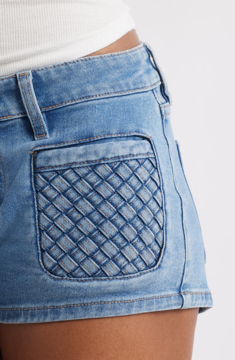 PTCL Marina Woven Pocket Denim Shorts, Alternate, color, Medium Wash