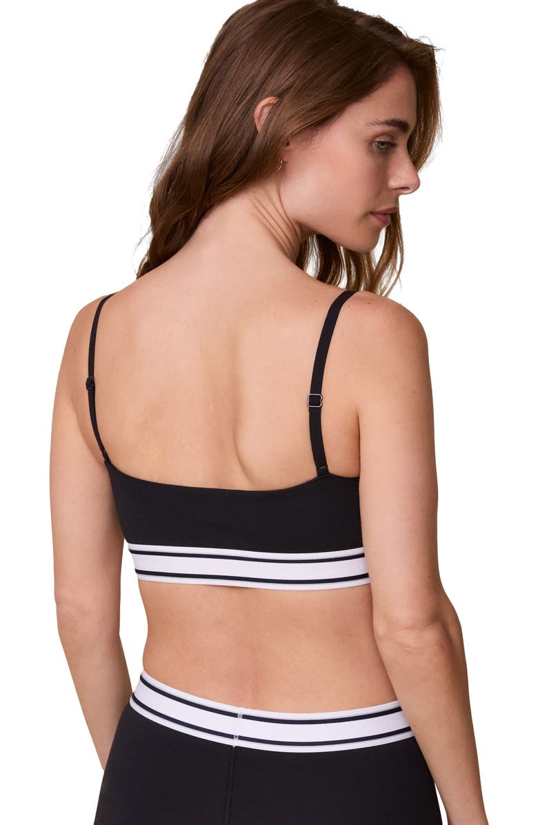 Harper Wilde Cloud Cotton Retro Bandeau Bralette, Alternate, color, 