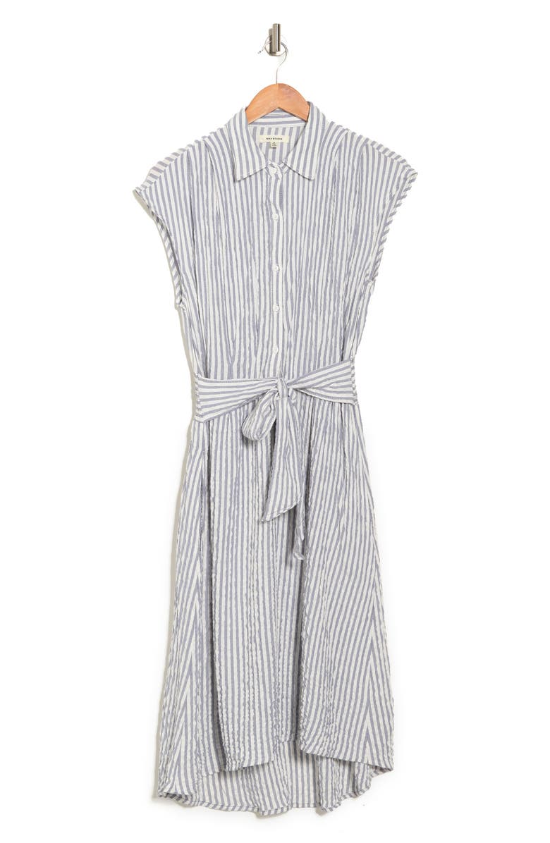 MAX STUDIO Cap Sleeve Shirtdress, Alternate, color,