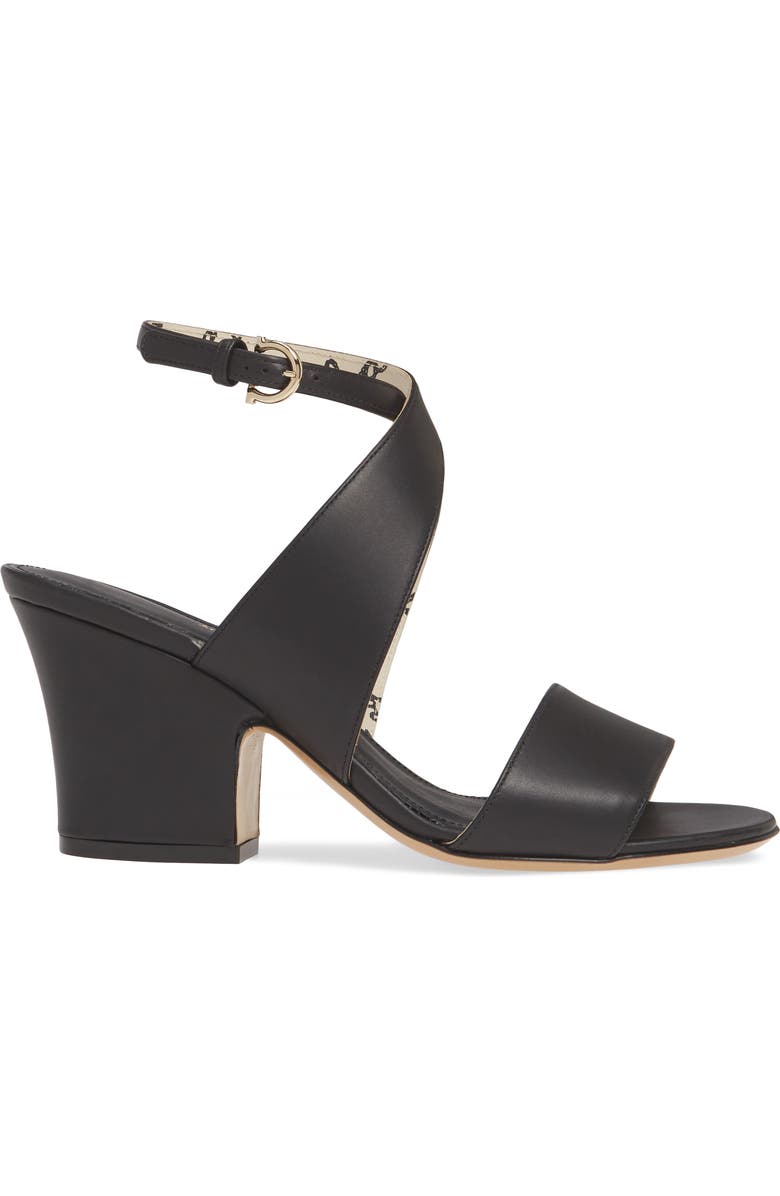 FERRAGAMO Salvatore Ferragamo Sheena Cross Strap Sandal, Alternate, color,