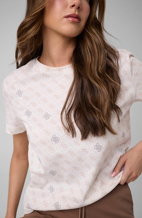 4G Rhombus Studded Logo T-Shirt