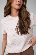 GUESS 4G Rhombus Studded Logo T-Shirt