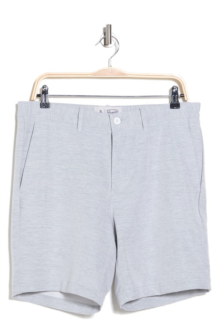 Heather Stripe Chino Shorts, Alternate, color, PEARL BLUE