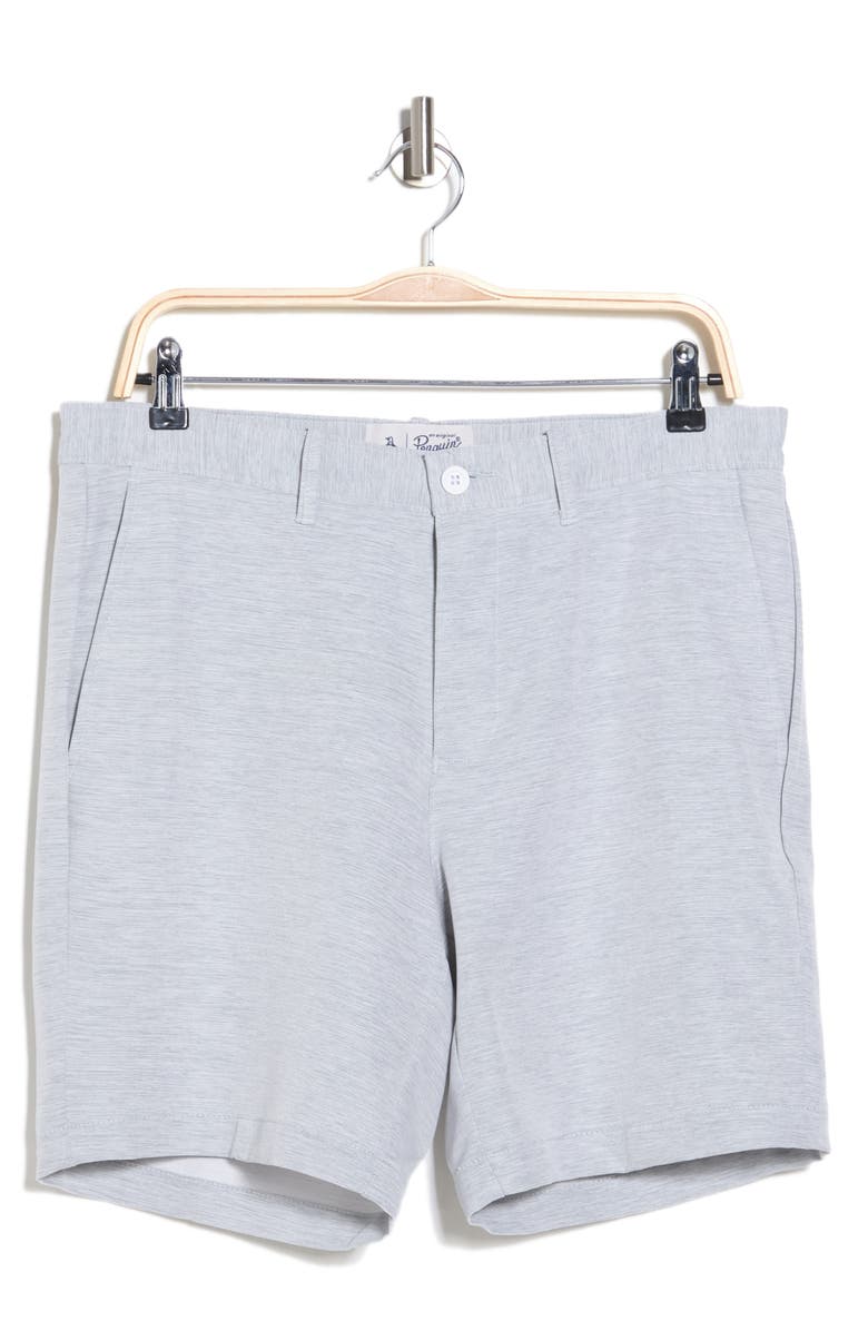 Original Penguin Heather Stripe Chino Shorts, Alternate, color, Pearl Blue