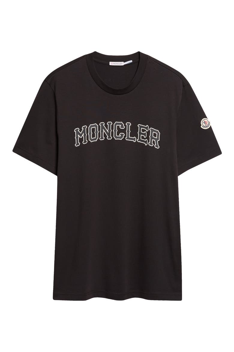 Logo Patch Graphic T-Shirt, Alternate, color, BLACK
