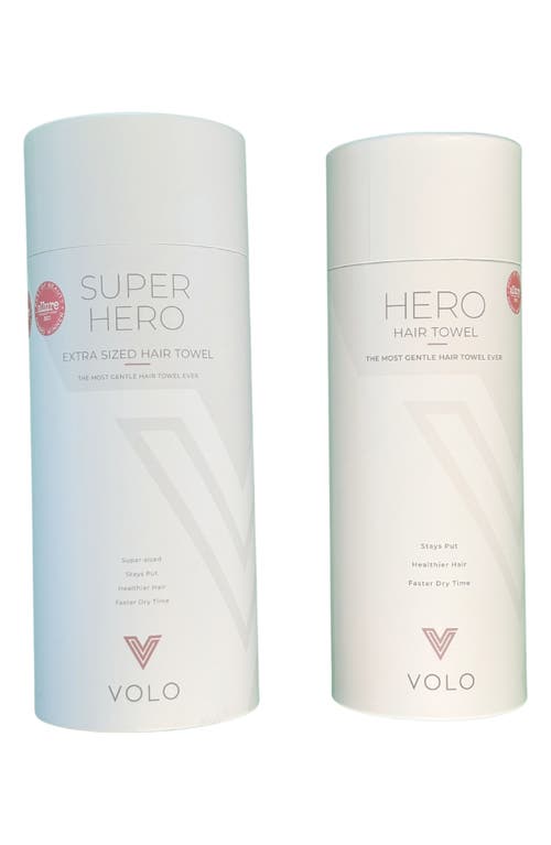 Volo Super Hero Xl Hair Towel In White