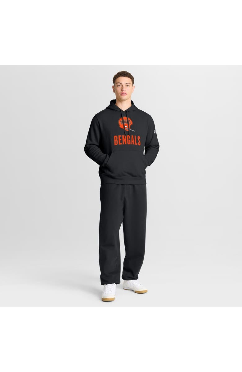 Nike Men's Nike Black Cincinnati Bengals Best Season Rewind Club Pullover Hoodie, Alternate, color, Black