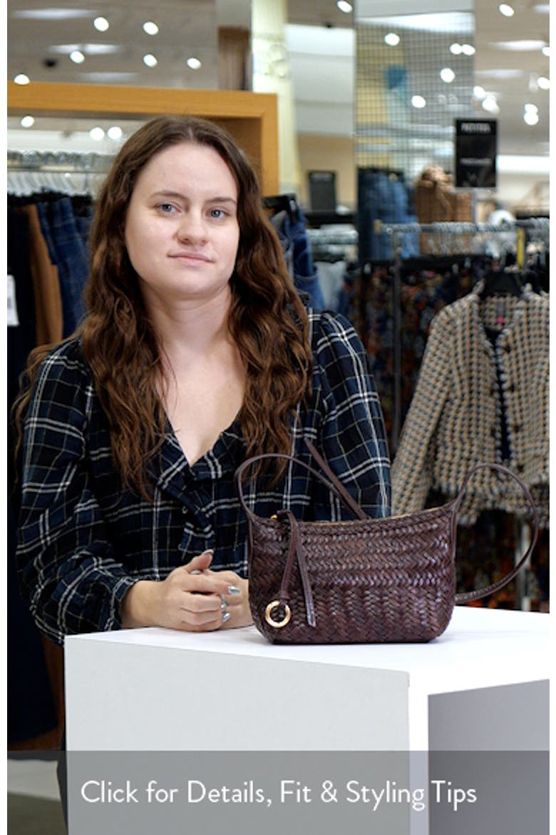 Kasey Woven Leather Crossbody Bag video
