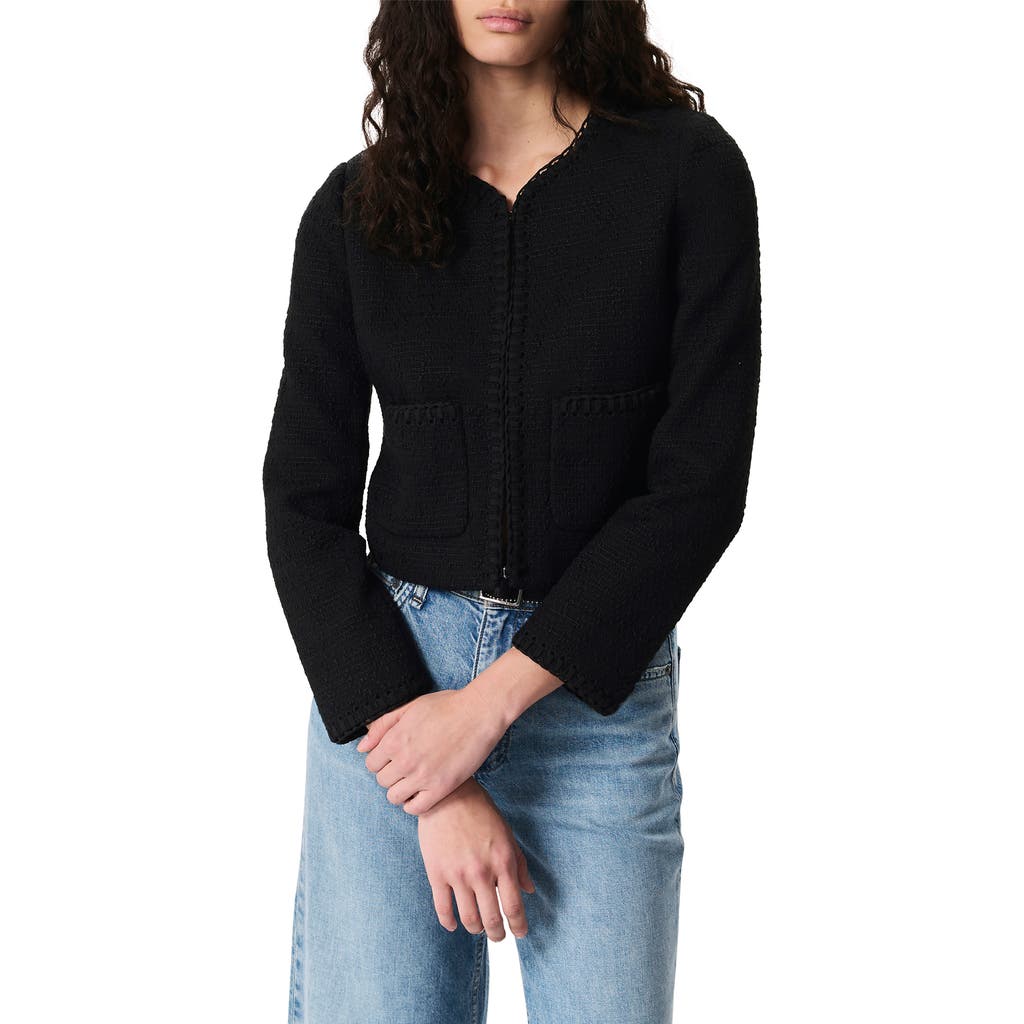 Rag & Bone Cheyenne Tweed Jacket In Black