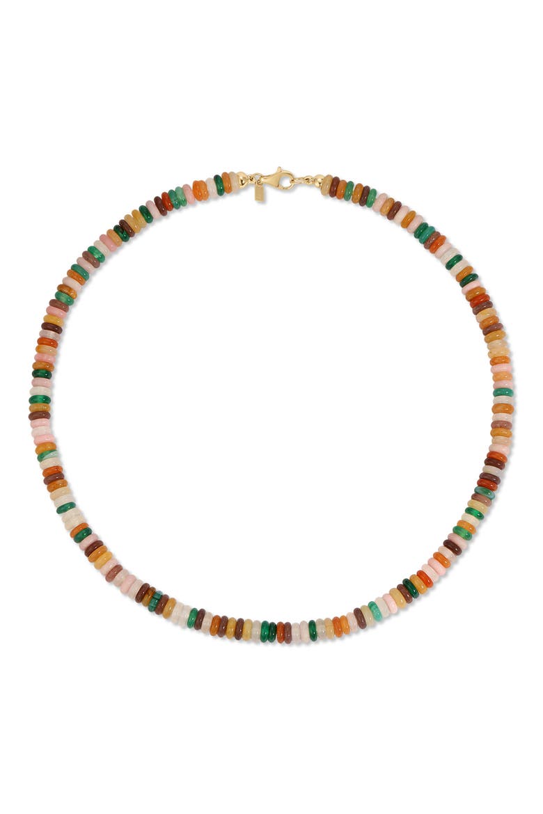 Desert Rondelle Necklace, Main, color, YG DESERT