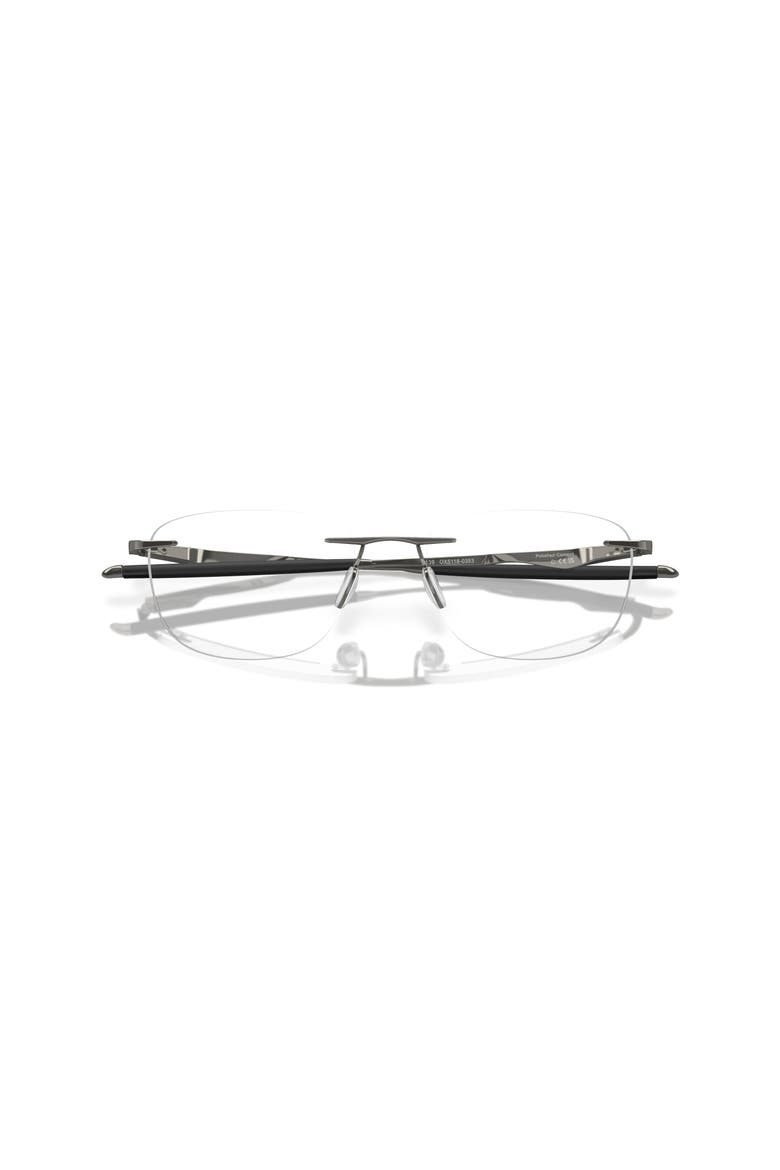 53mm Rectangle optical glasses, Alternate, color, Grey