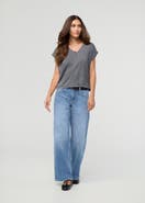 DUER Performance Denim Mid Rise Loose Straight