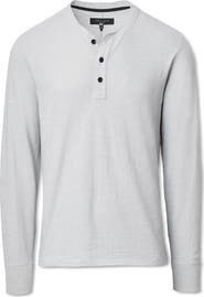 rag & bone Classic Flame Slub Cotton Henley