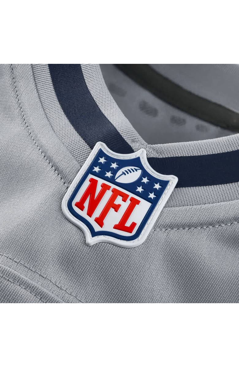 Nike Men's Nike Sam Darnold Wolf Gray Seattle Seahawks 2025 Rivalries Collection Game Jersey, Alternate, color, Gray