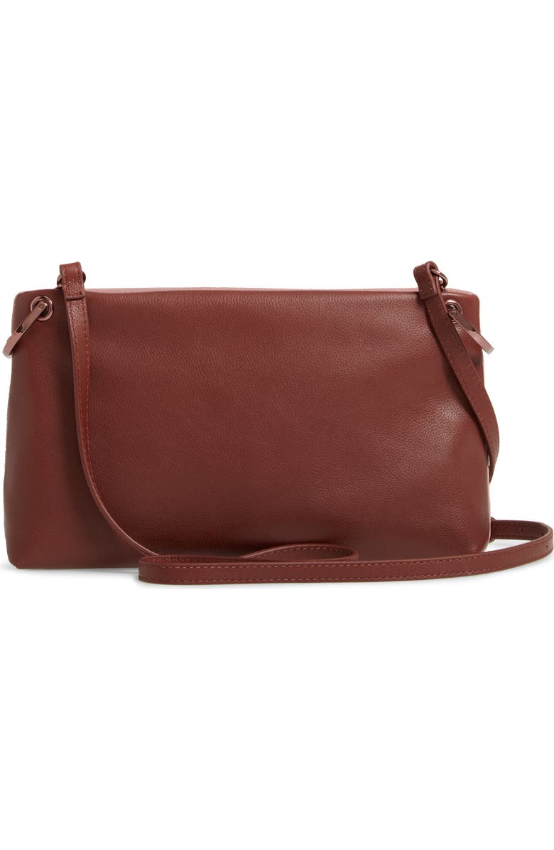 TED BAKER LONDON Demetra Tassel Leather Crossbody Bag, Alternate, color,