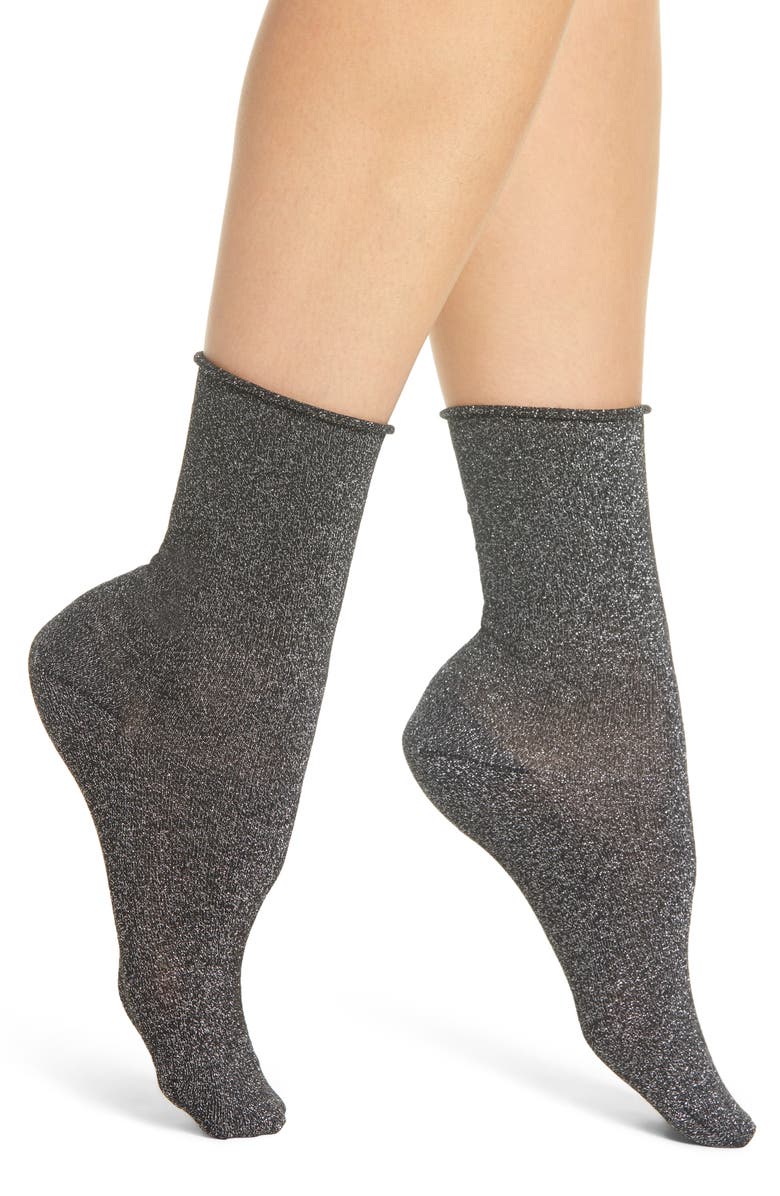 Sarah Borghi Carola Ankle Socks, Main, color, 