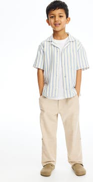 H&M Cotton Roll-up Trousers