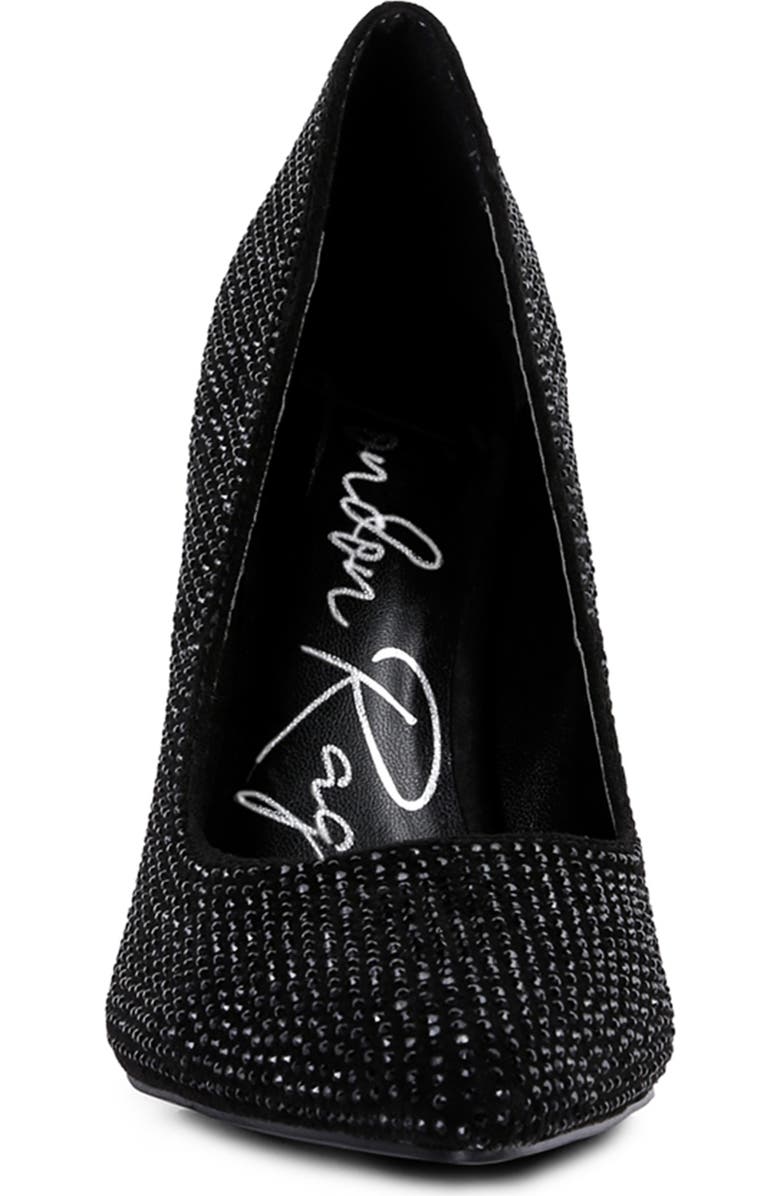 LONDON RAG Alter Ego Rhinestone Pump, Alternate, color, Black