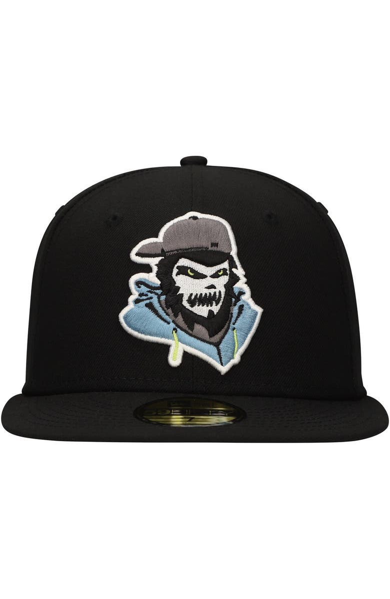 New Era Men's New Era Black Cucuys de San Bernardino Copa de la Diversión 59FIFTY Fitted Hat, Alternate, color, 