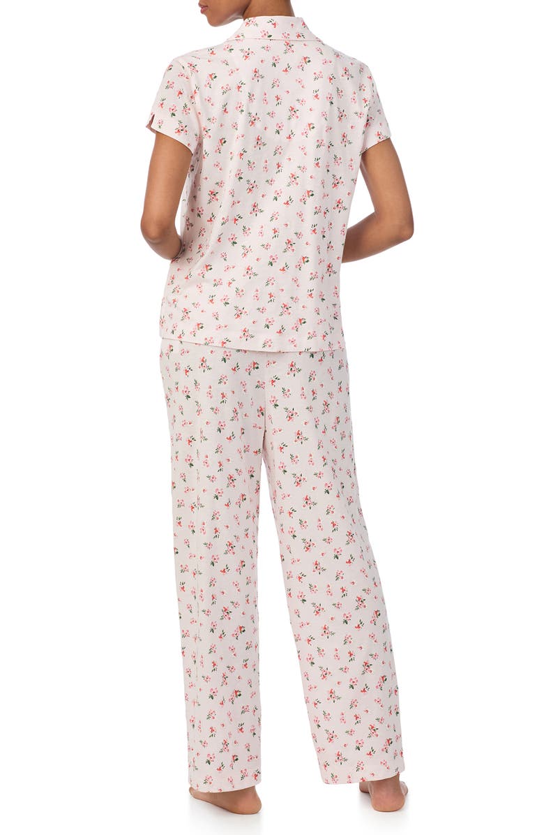 Lauren Ralph Lauren Cotton Blend Floral Pajamas, Alternate, color, Pink Bouquet