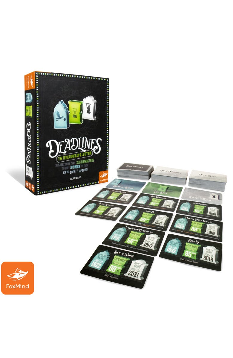 FoxMind Games Card Pop Culture Party Game, Up To 10 Players, Ages 12+, Alternate, color, Multicolored