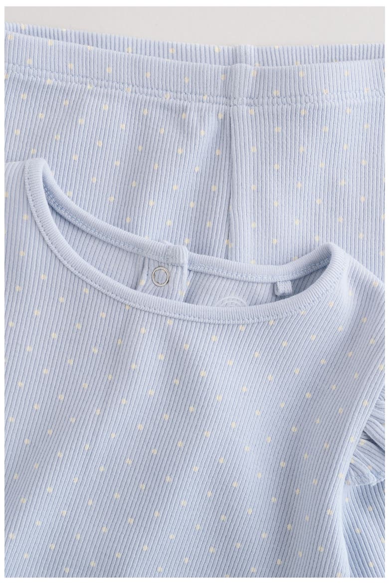Kids' Frill Hem T-Shirt & Leggings Set, Alternate, color, BLUE