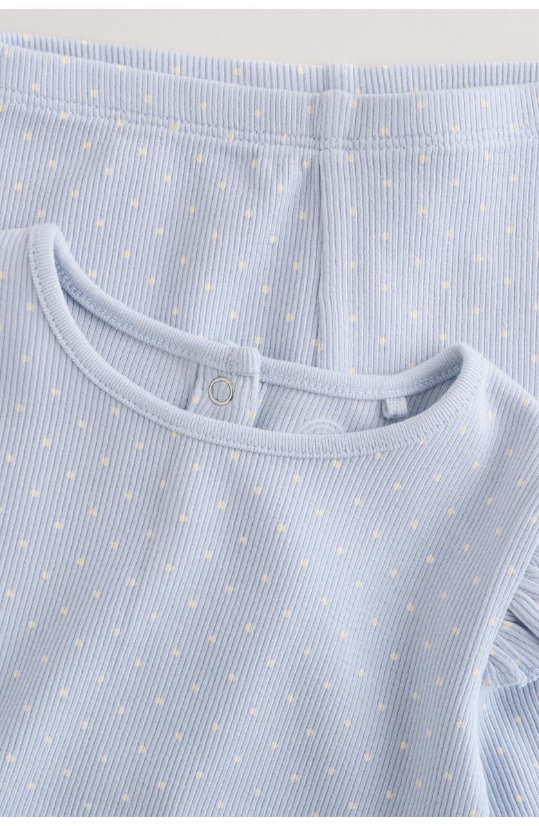 NEXT Kids' Frill Hem T-Shirt & Leggings Set, Alternate, color, Blue