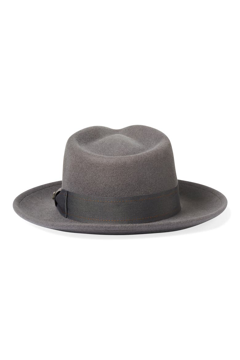 Swindle Wool Fedora, Alternate, color, GREY/ GREY