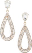 NORDSTROM RACK Pavé Teardrop Earrings