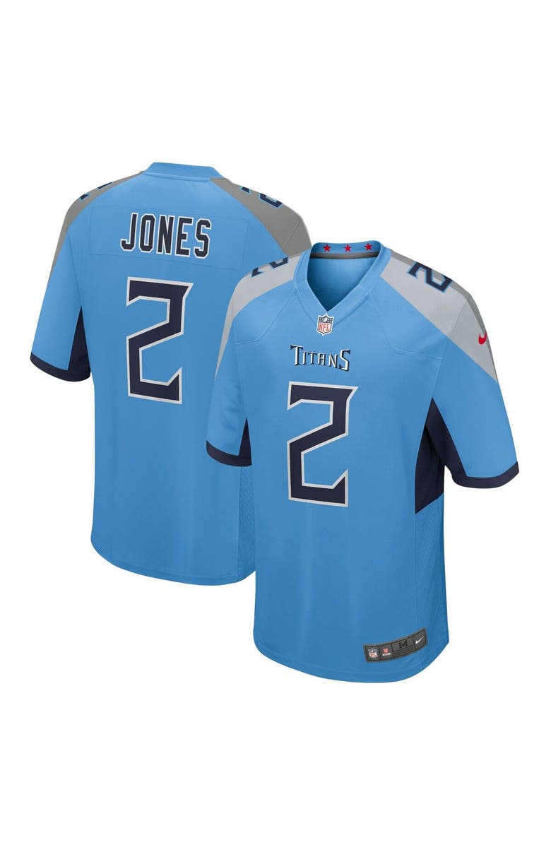 Nike Men's Nike Julio Jones Light Blue Tennessee Titans Game Jersey, Main, color,