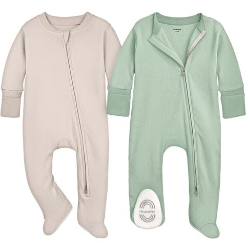 2-Pack Soothe Baby Sleep & Play Footies