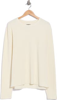 PURPLE BRAND Waffle Knit Long Sleeve T-Shirt