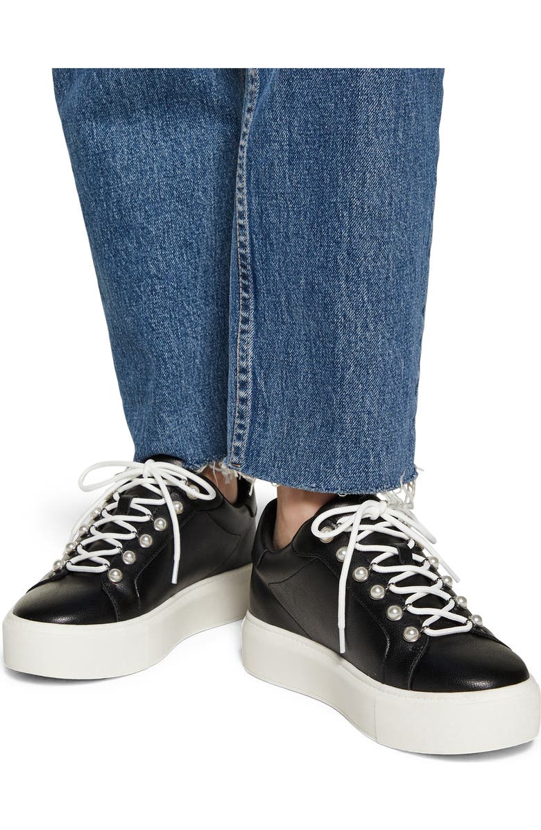 ALDO Perlah Platform Sneaker, Alternate, color, Black