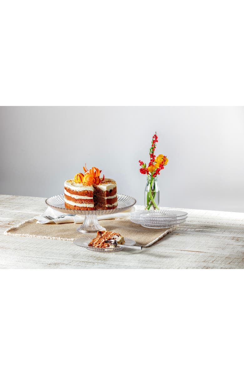 Fortessa Archie Large Cake Stand, Alternate, color, Clear