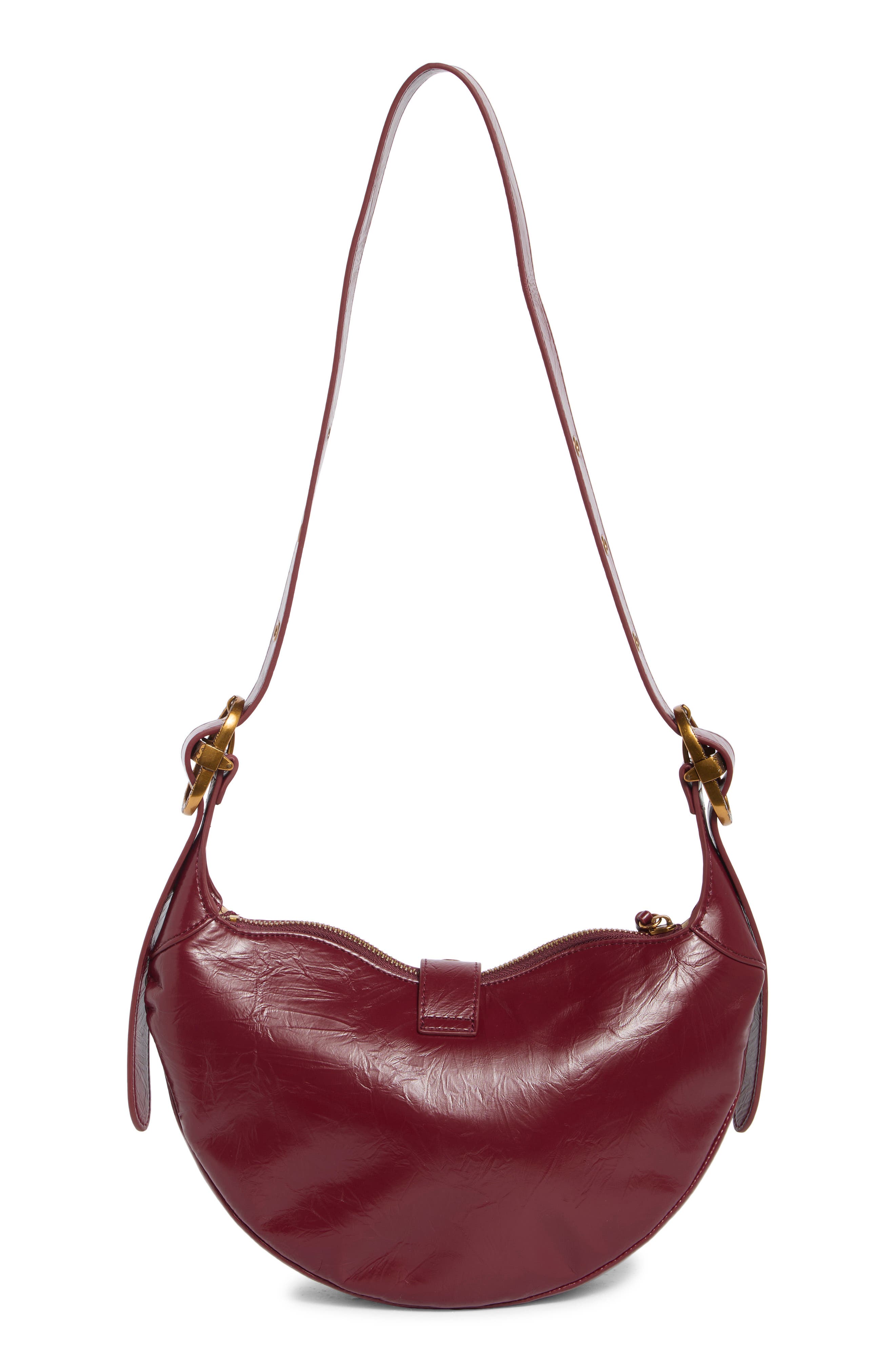Tessa Faux Leather Studded Shoulder Bag