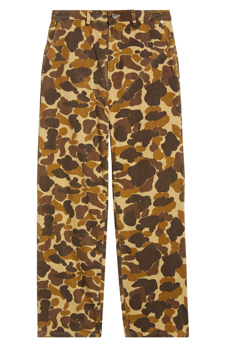 RtA Rey Straight Leg Camo Pants, Main, color, Military Brown Camo