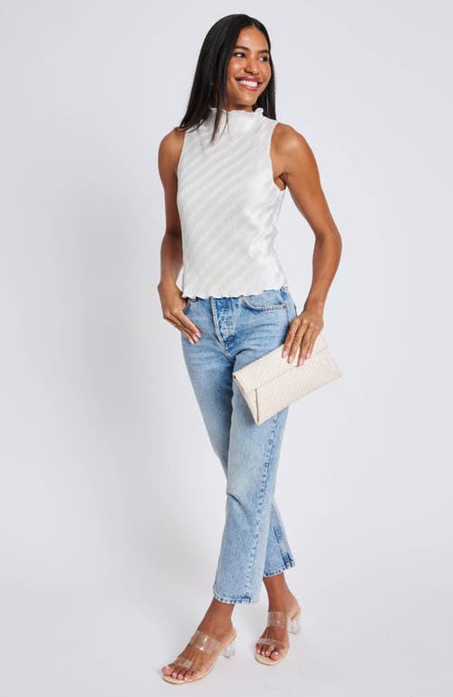 Moda Luxe Priscilla Clutch In Ivory