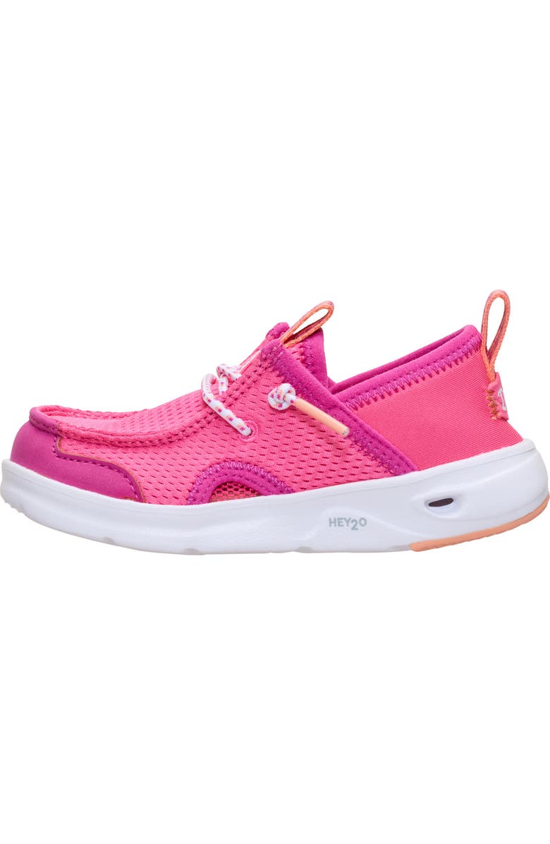 Hey Dude Kids' Wally Hey2O Wander Mesh Slip-On, Alternate, color, Fandango Pink