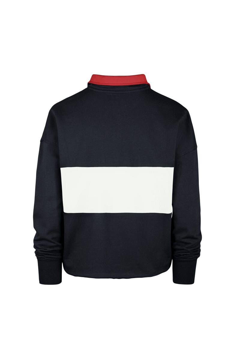 '47 Women's '47 Navy St. Louis Cardinals Remi Quarter-Zip Cropped Top, Alternate, color, Navy