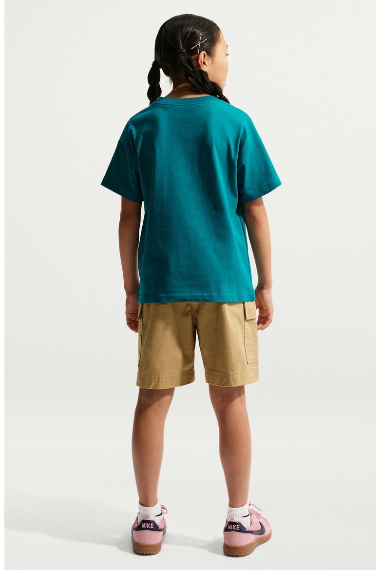 Kids' Sportswear BK Graphic T-Shirt, Alternate, color, BRIGHT SPRUCE