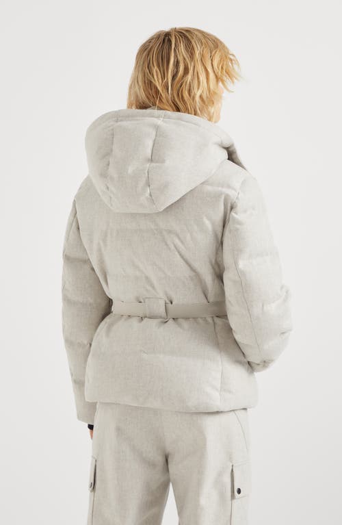 Brunello Cucinelli Mountain Down Jacket In Neutral