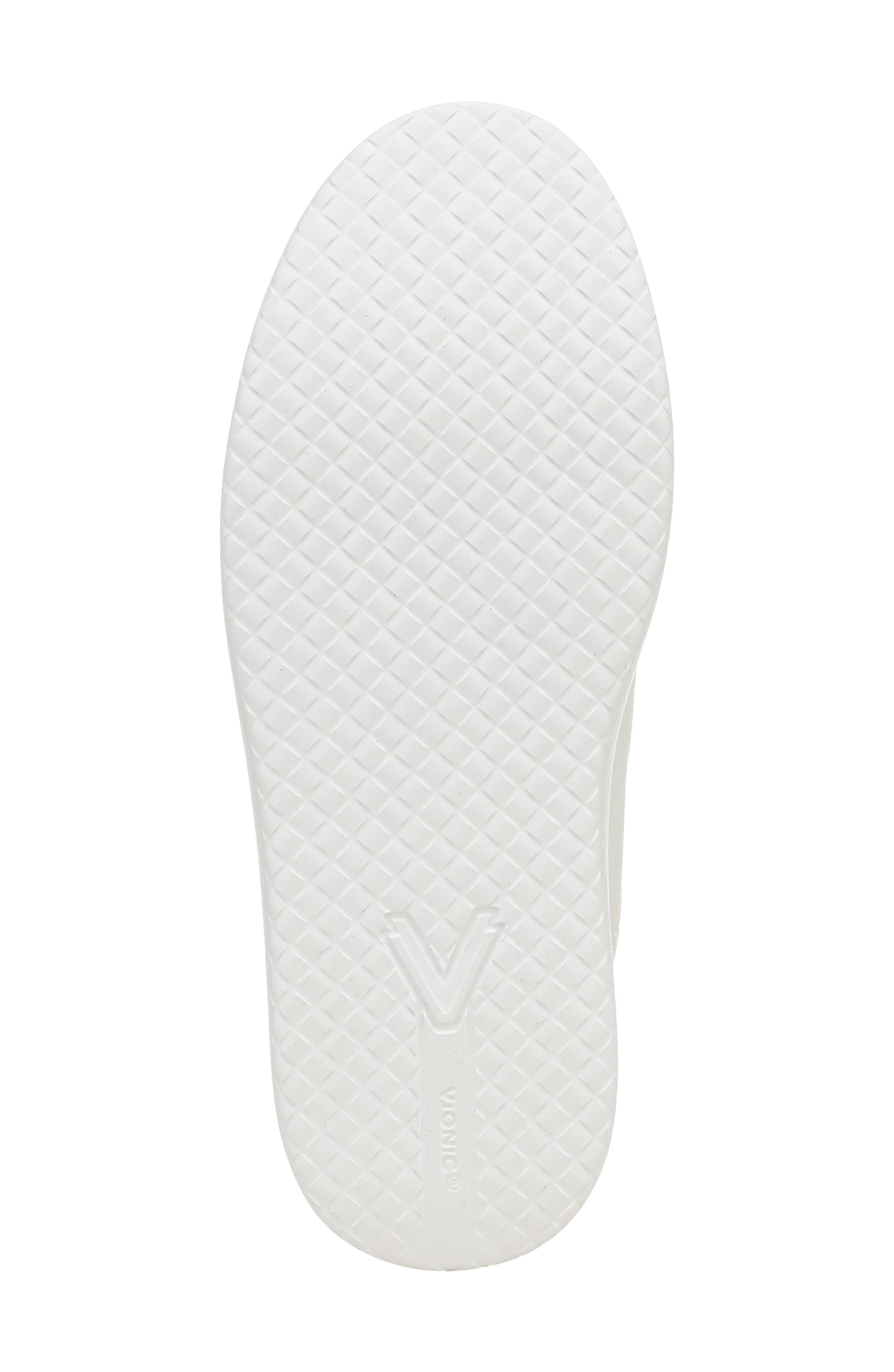 Emilia Leather Sneaker, Alternate, color, WHITE LEATHER