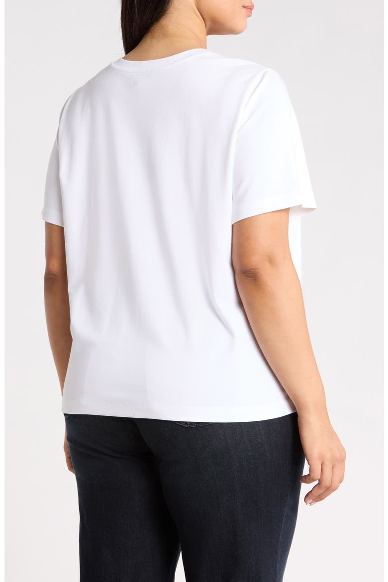 Crewneck Relaxed T-shirt, Alternate, color, WHITE