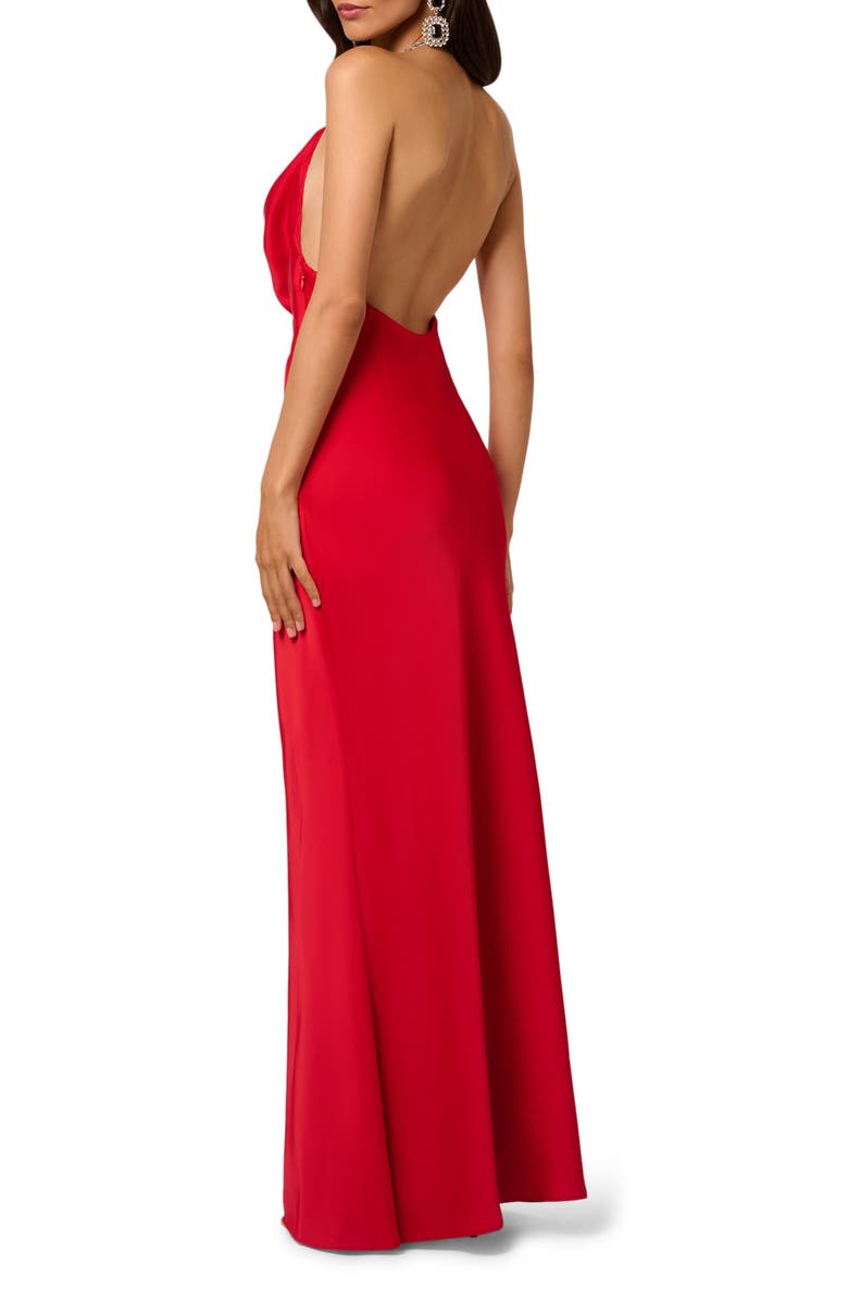 LIV FOSTER Sofia Rhinestone Strap Column Gown, Alternate, color, 