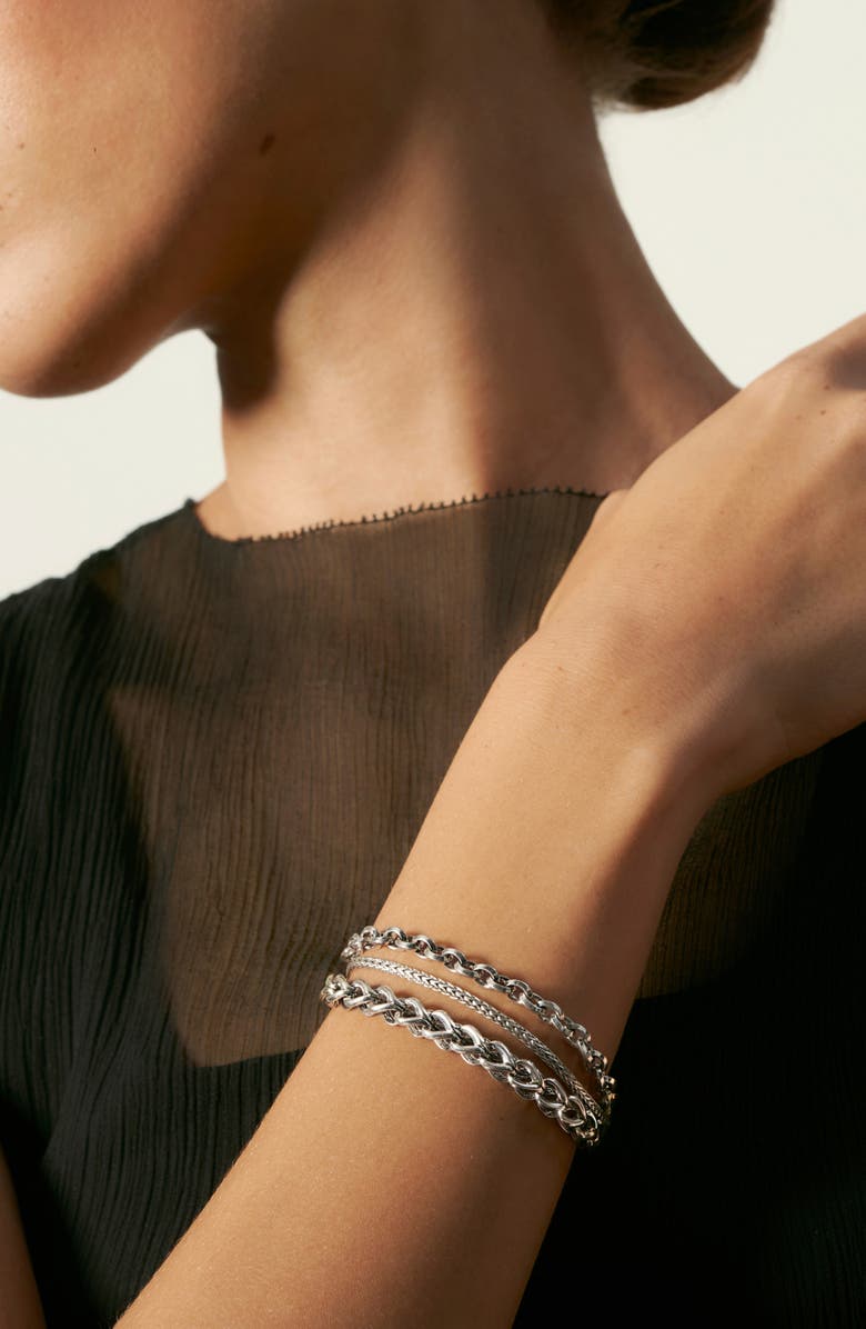 John Hardy Asli Triple Row Chain Cuff, Alternate, color, 