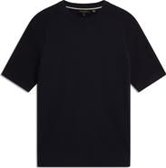 Ted Baker Torrent Short Sleeve Cotton & Wool Sweater