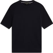Ted Baker Torrent Short Sleeve Cotton & Wool Sweater