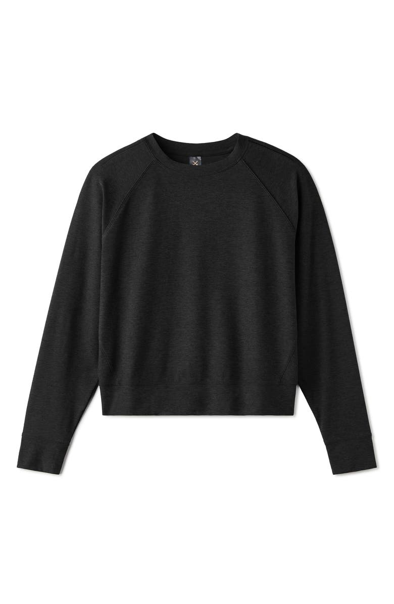 Rhone Atmosphere Sweatshirt, Alternate, color, Black Heather